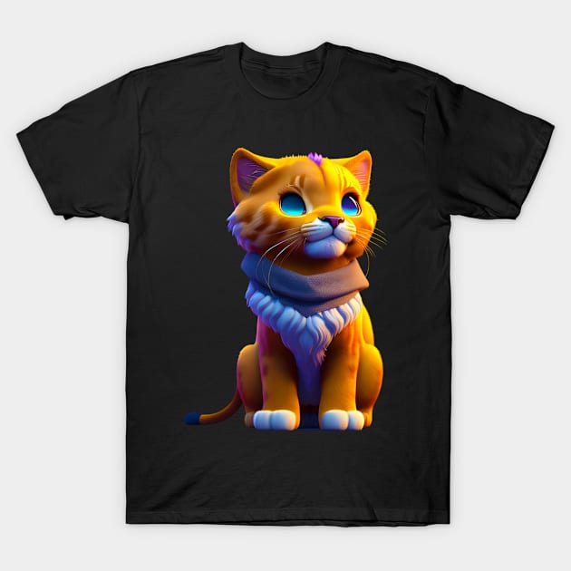 Adorable, Cool, Cute Cats and Kittens 29 T-Shirt by The Black Panther